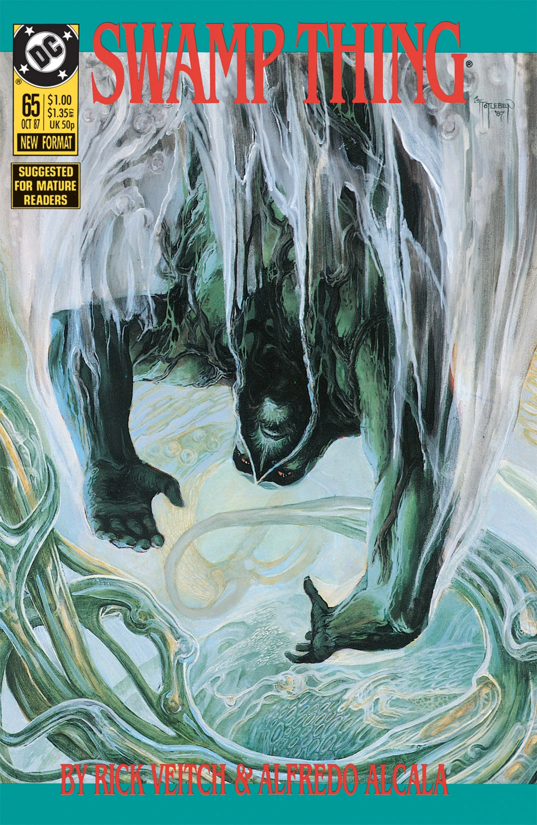 Swamp Thing #65 (DC, 1987 — Cover A) cover